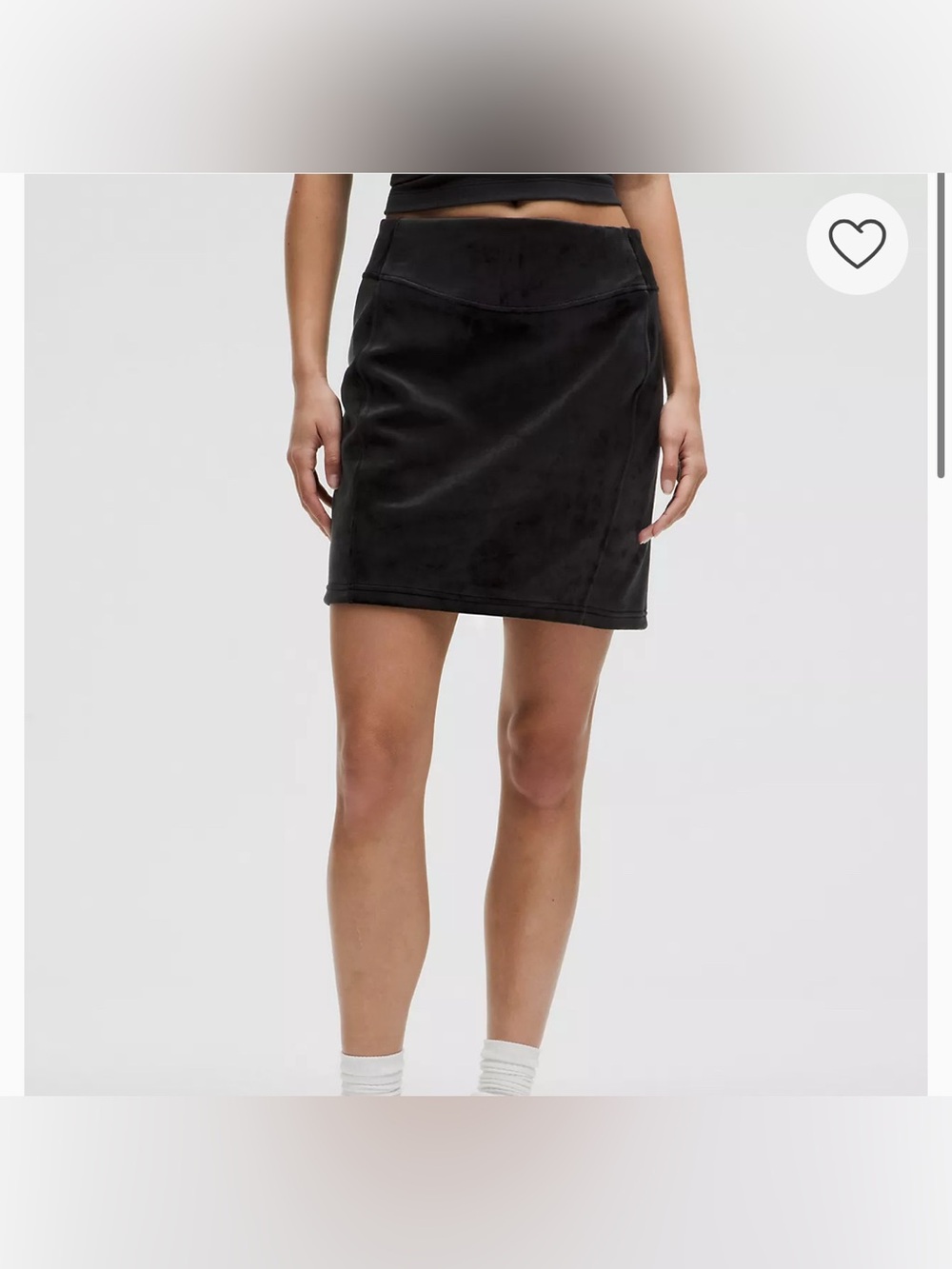 NWT Lululemon Scuba High-Rise Mini Skirt